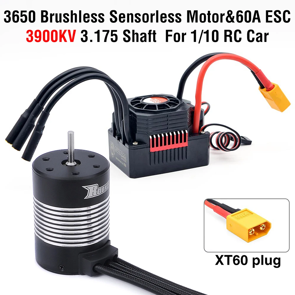 Voiture Brushless Combo Moteur Brushless étanche Rocket F540 60A ESC Voiture Brushless Combo Moteur Brushless étanche Rocket F540 60A ESC
