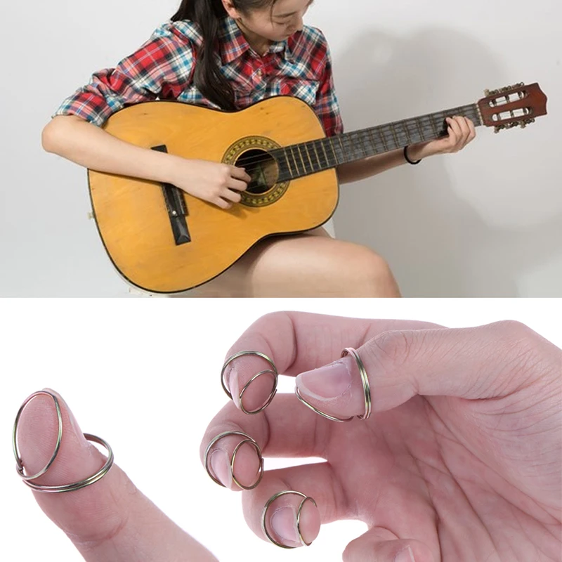 8 Picks Guitar Picks Pickup Guitar Bass Part Butterfly Finger Picks Fingerstyle Thumb Plectrums Silver Picks Fingerstyle