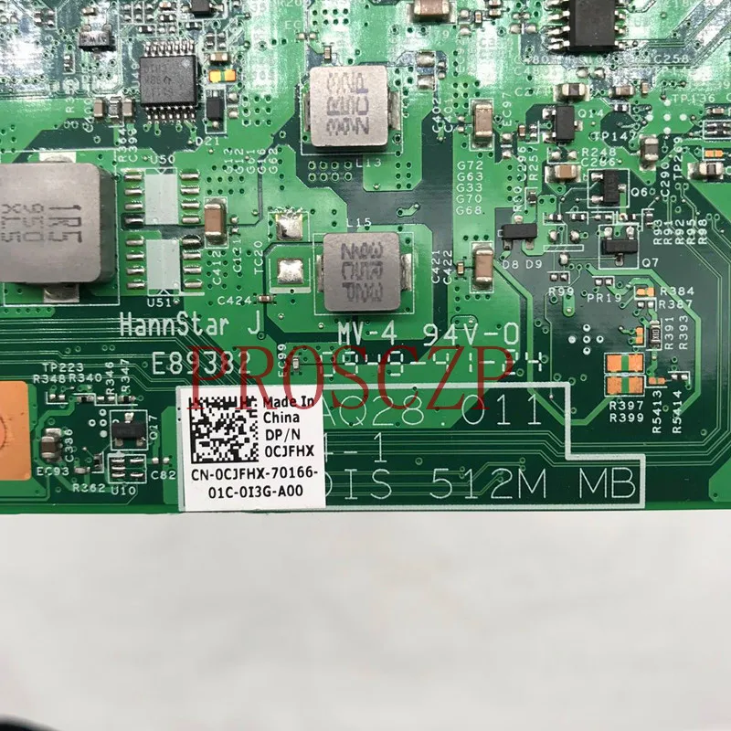 Cn0cjfhx 0cjfhx Cjfhx Mainboard para Dell Inspiron 1545 Portátil Placa-mãe Gm45 Ddr2 100 Testado ok Alta Qualidade - Imagem 4
