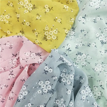 

Chiffon Soft Dropping Fabric For Bridal Dress Scarf Material Charmeuse DIY Tissue Ribbon Fabric