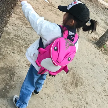 

Cartoon Children's School Bag Kindergarten 3-6 Years Old Men and Women Baby Backpack Cute Dinosaur Travel Backpack