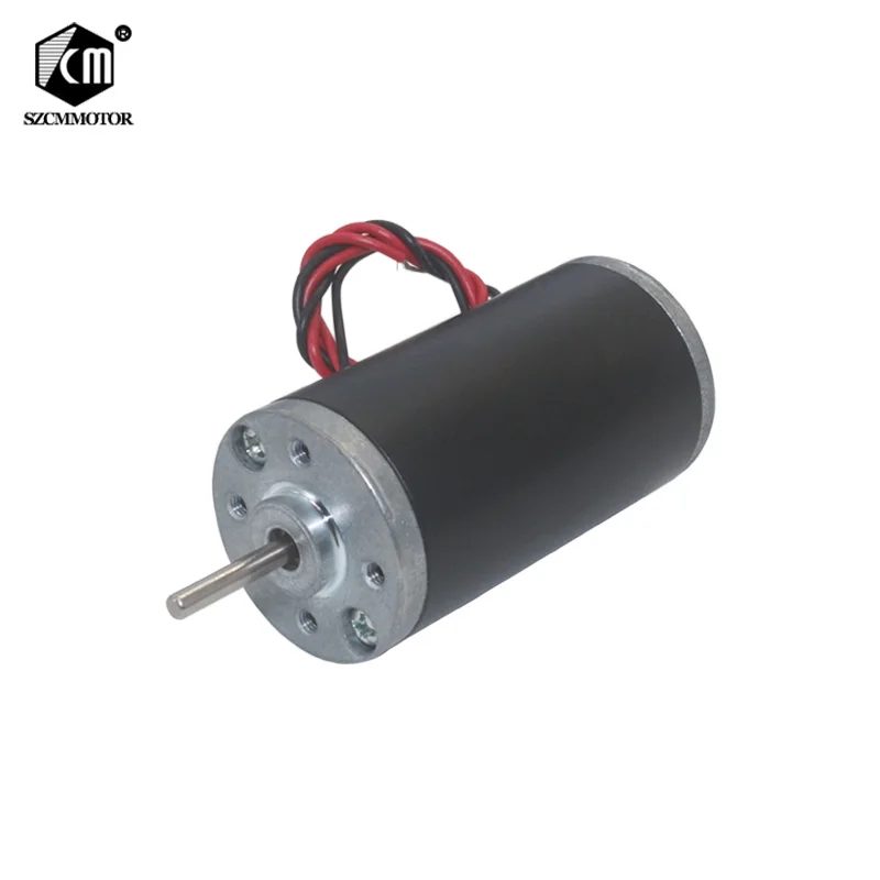 DC12-24V с высоким крутящим моментом, постоянным магнитом и угольной щеткой, микро-мощный реверсивный высокоскоростной трубчатый двигатель по часовой/против часовой стрелки