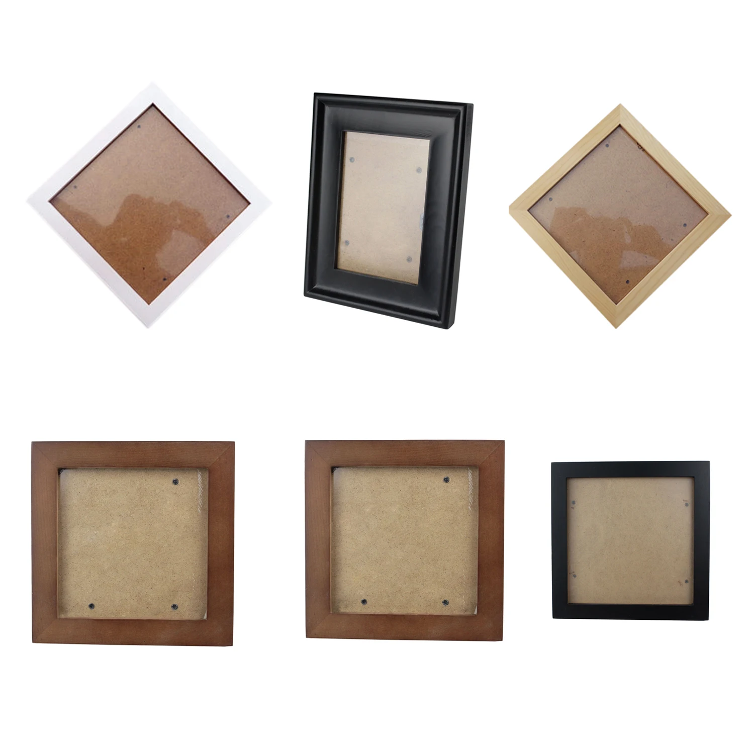 

Square Thick Pine Wood Photo Frame Wall Picture Frame
