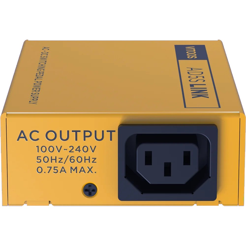 Effect Pedal Power Supply VITOOS AD5S LINK AD5SL Fully Isolated Filter Ripple Noise Reduction High Power Digital