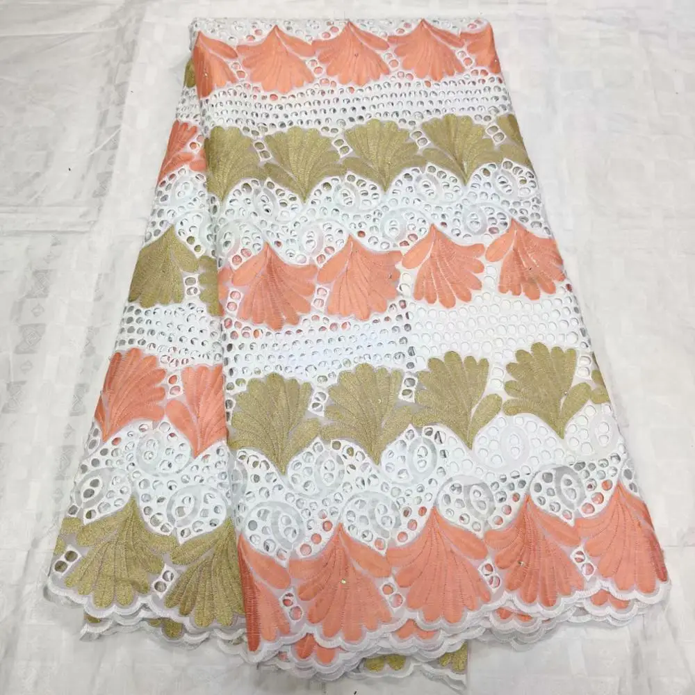 Африканская кружевная ткань, высокое качество, кружевная Свадебная швейцарская вуаль, швейцарское кружево tissu, Африканская Хлопковая сухая кружевная ткань из Дубая 5Y