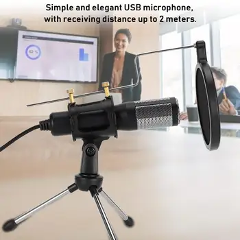 

Portable microphone USB Plug and Play Driver Free Home Desktop Condenser Microphone for Computer Conference wireless microphone
