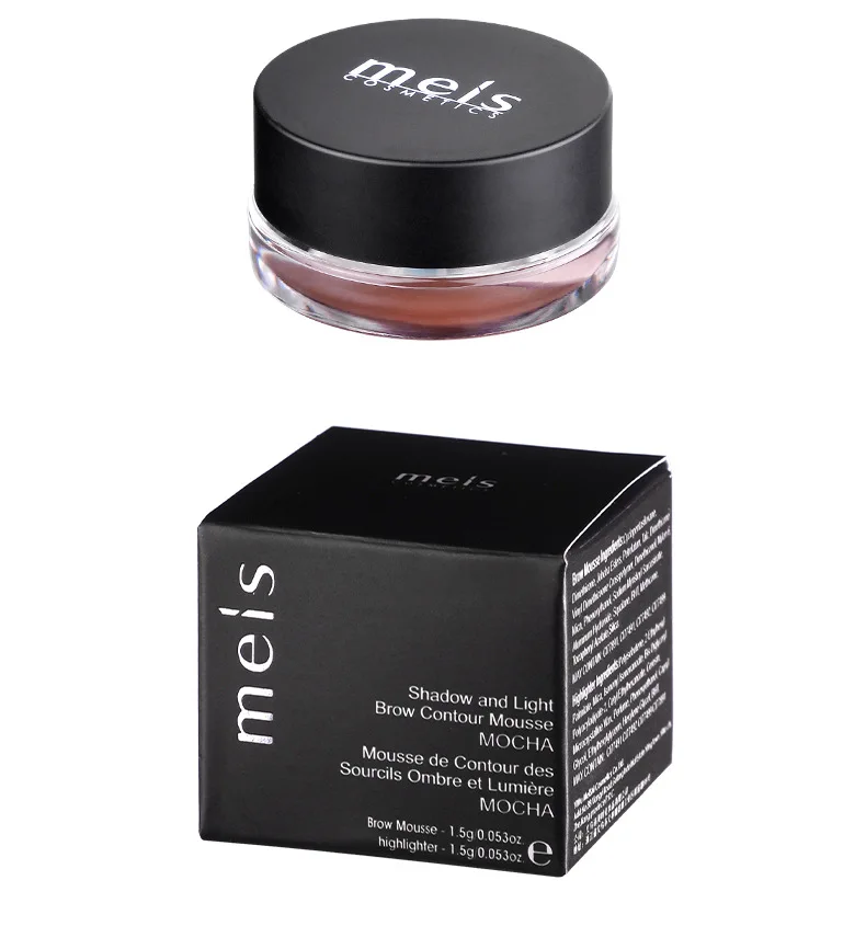 Two color eyebrow dye paste thrush artifact seal eyebrow formula waterproof adjustable Khaki send eyebrow brush