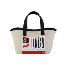 Европа и Америка стиль Женская Холщовая Сумка 12 Ann печатная ламинированная Холщовая Сумка пельменей Тип магнитная оснастка Женская Ha