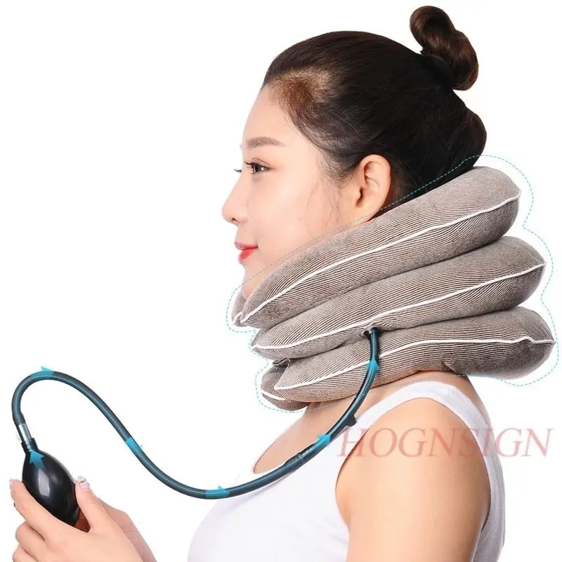 neck stretching devices Inflatable cervical vertebra tractor home medical correction physiotherapy equipment neck support