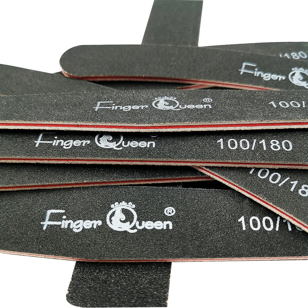 Fingerqueen 5 различных форм крепкие толстые деревянные пилки для ногтей буферные маникюрные пилки для ногтей Солнечный Свет Деревянные шлифовальные пилки для ногтей FCR001