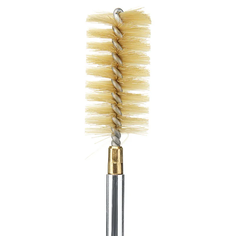 6Pcs Rod Brush Cleaning Aluminum Kit For 12 GA Gauge Gun Rifle Hunting For 12ga 20ga 410 Gun Wire Cleaning Brush Kit Tools