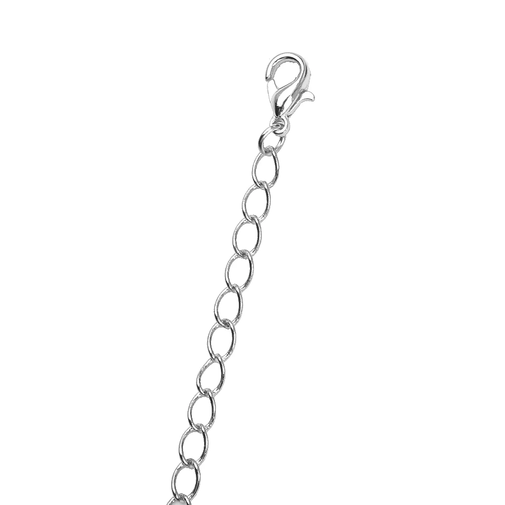 20pcs silver color Extension Link Chain Necklace Extenders Jewelry Findings 75mm