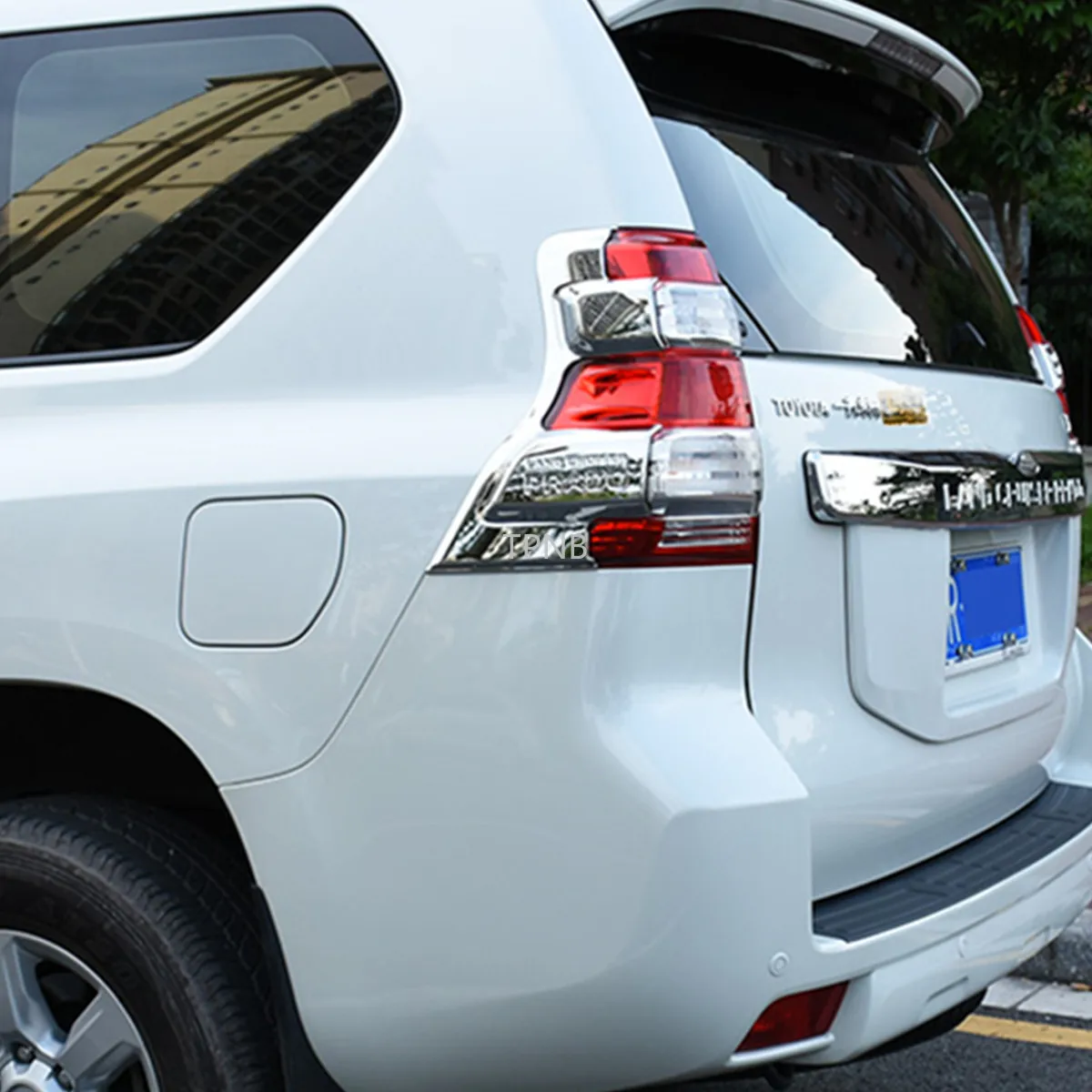 ABS хромированный задний фонарь Накладка для Toyota Land Cruiser Prado 150 аксессуары
