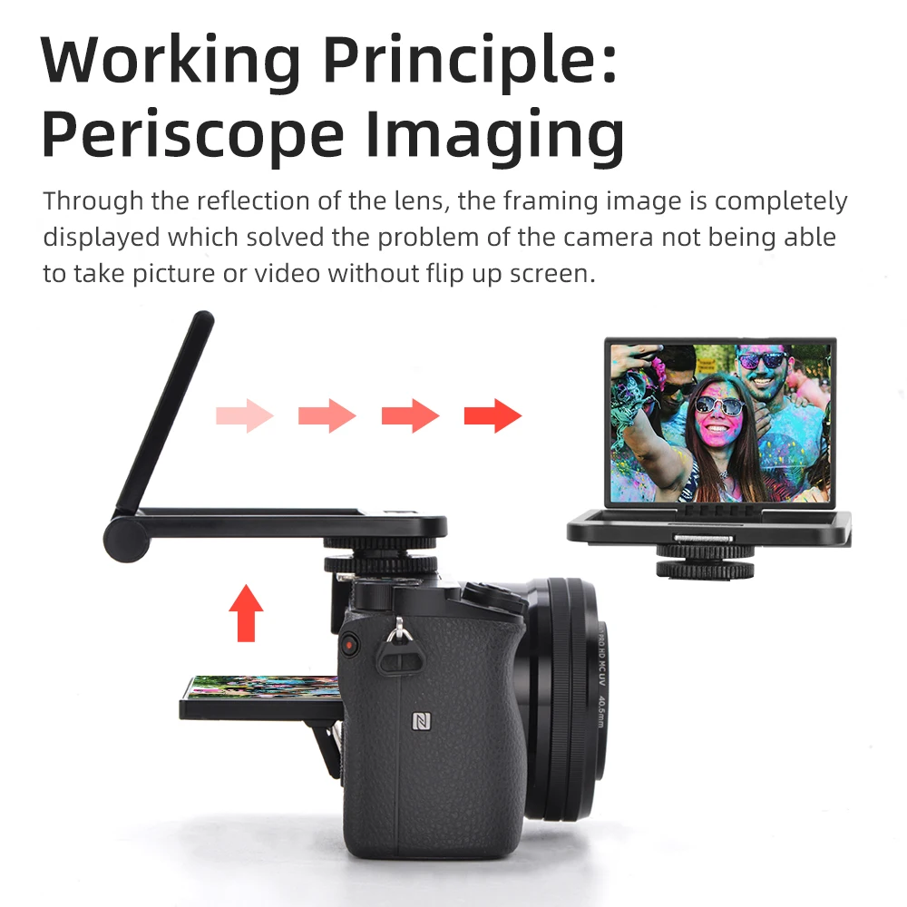 KingMa Camera Periscope Flip Mirror Screen For DSLR Mirrorless