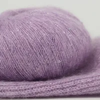 25G High Tenacity  Sequins Mohair Yarn Soft Thin Wool Yarn for Hand Knitting Silk Thread Fashion Spandex Yarns 1