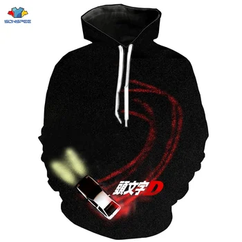 

SONSPEE Anime Hoodie AE86 Initial D JDM Hoodie GTR Japan Car Engine Type Men's Hoodie Regular Sweatshirt Initial 3D Kids Hoodie