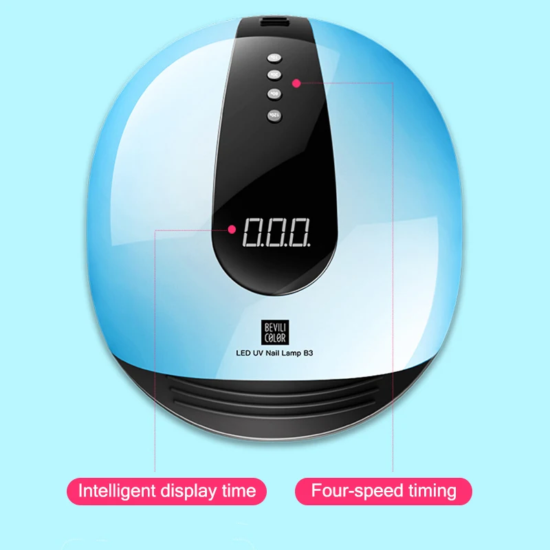 New 1 Pcs UV LED Nail Dryer Lamp Curing Light 80W Gel Polish Sensor Manicure Tool SCI88