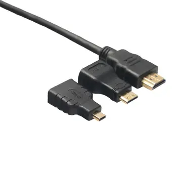 

For Television Box Laptop Computer 1.5 Meters Adapter Cable HDMI To HDMI/ Mini HDMI / Micro HDMI High Definition Cord