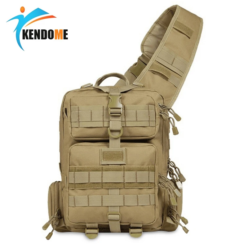 Mew Single Belt Outdoor Tactical Backpack 600D Waterproof Army Shoulder Military Bag For Hunting Ca