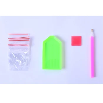 

Keychain Diamond Painting Full Drill Pendant Kits Key Crafts Spare Parts