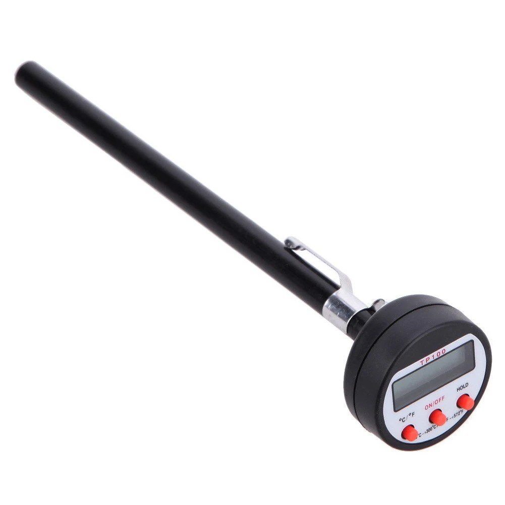

Bath Water Thermometer LCD Display Kitchen Tools Power Saving Plastic Stainless Steel Accurate For Oven Food Meat BBQ Milk