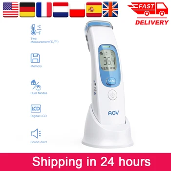 

Non-Contact Adult Kids Body Forehead Infrared Thermometer Gun LCD Display Digital Laser Temperature Measurement Meter Tool