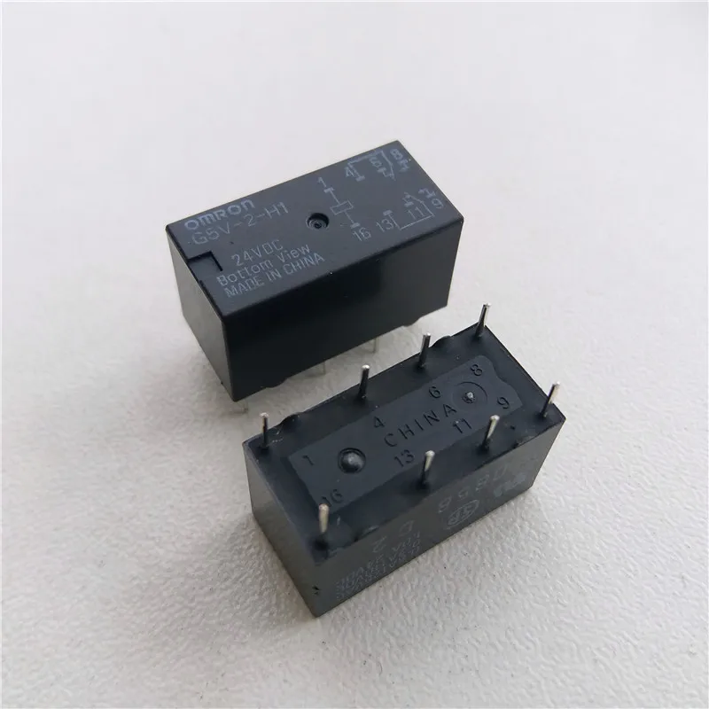 7 шт. Omron Реле G5V-2-H1-5VDC G5V-2-H1-12VDC G5V-2-H1-24VDC 125V 0.8A РЕЛЕ 8 pin реле 5В/12В/24VDC реле