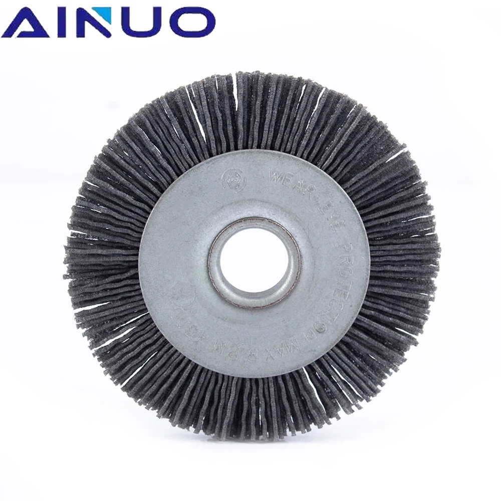 Brosse métallique ronde coupe fil acier ° 100 mm M14 x 2,0 mm pour