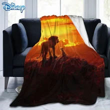 Disney Simba Lion King Blanket Cover Sofas Cartoon Plush Blankets for Kids Adult Winter blankets Bedspread on the bed Children