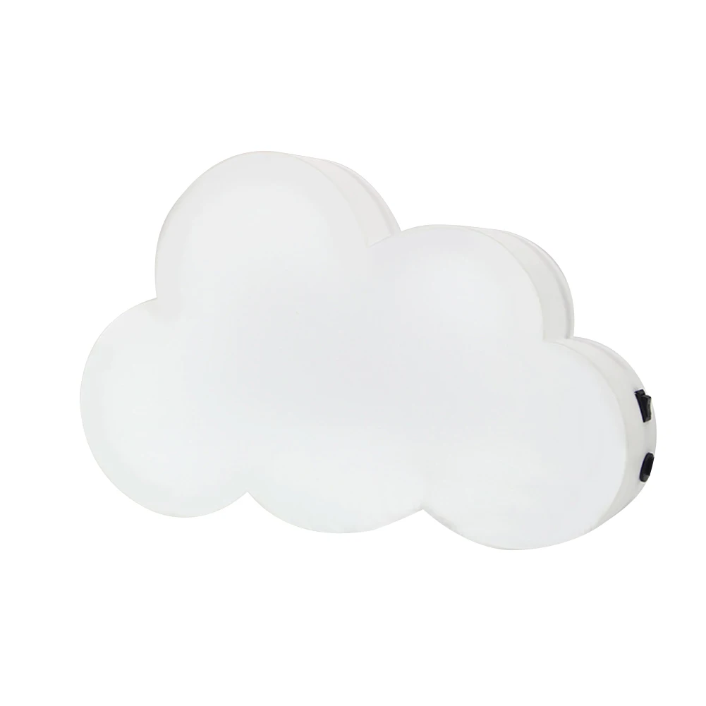 

Lamphouse Battery USB Home Desk Decor Cloud Shape Cute Portable Wall Mount Night Light Message Hand Writing Practical Led