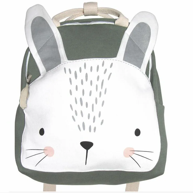 Милый школьный рюкзак с животными, Кроликом, обезьяной, тигром, жирафом, сумки для детского сада, сумка для хранения детских игрушек, сумка для фотографий для мальчиков и девочек