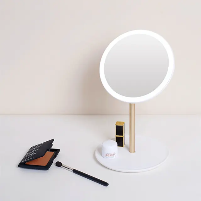 $US $44.80 New Mini Foldable Mirror With Led Lights For Traveling