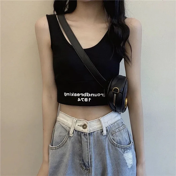 crop top with tank top underneath