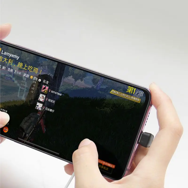 2-в-1 для мобильного телефона кольцевой держатель Аудио Адаптер Plug-and-play 360 градусов вращающийся Зарядное устройство наушников аудио конвертер