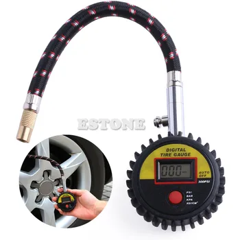 

300 PSI Digital LCD Tire Tyre Air Pressure Gauge For Car Motorcycle Truck Bike E7CA