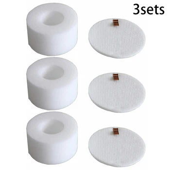 

White Sponges 3 Set For Shark Upright Hoover NV601 UK Vacuum Cleaner Spare New