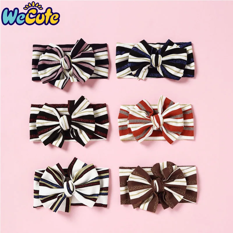 Wecute/Детские повязки на голову с бантом эластичная повязка детская лента для