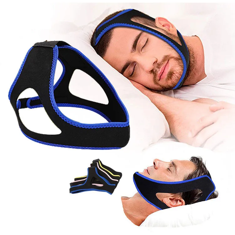 Anti Snore Chin Strap Stop Snoring Snore Belt Sleep Apnea Chin Support Straps for Woman Man Night Sleeping Aid Tools Health Care
