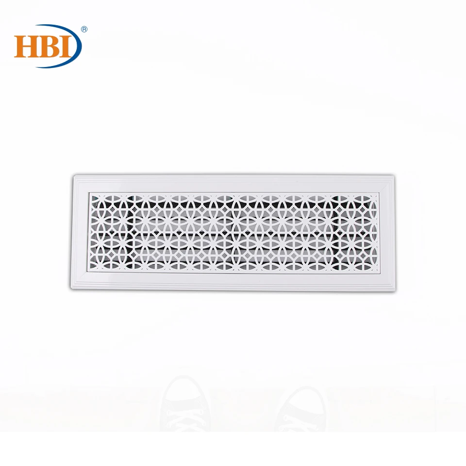 

500mm x 150mm Pattern-Plentiful Money and Treasures Rectangular Plastic Frame Steel Decorative Air Grille Vent Retro Outlet