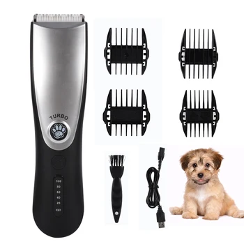 

Dog Cat Shaver Electric Clipper-safe Pet Grooming Kit Quiet Speed Strong Durable Rechargeable Cordless Electric Grooming Tool