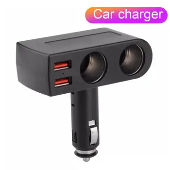 

Rotatable Auto Dual USB Car Cigarettes Lighter Socket Splitter Plug Converter