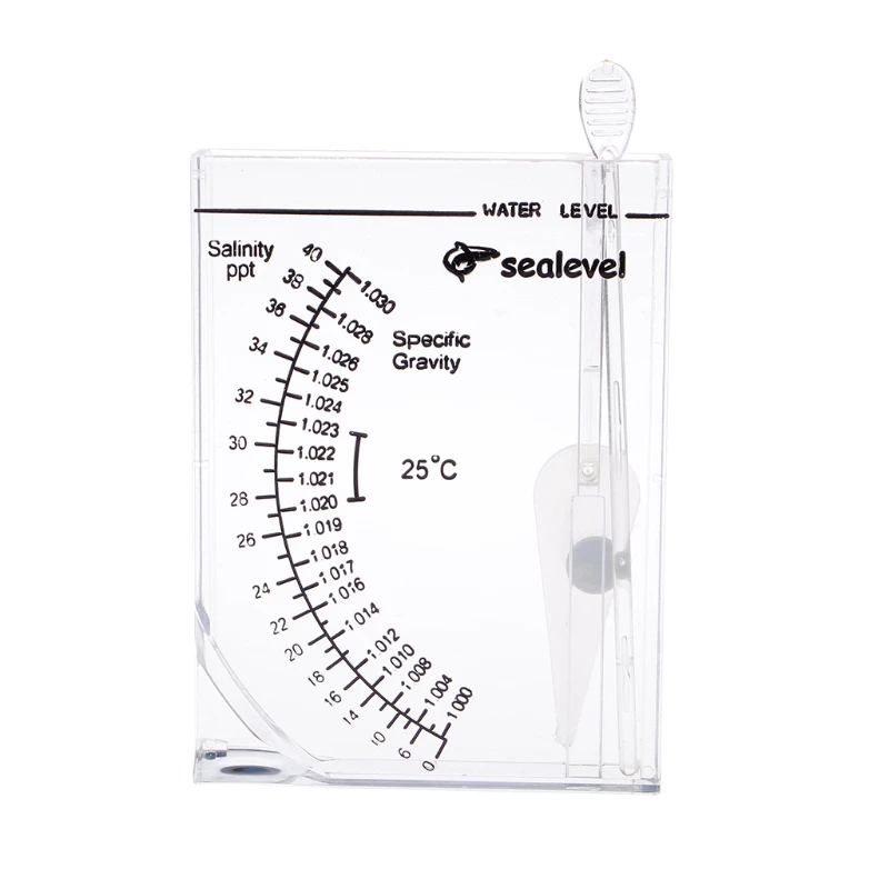 Marine Hydrometer Reef Fish Tank Aquarium Water Salinity Specific Gravity Test