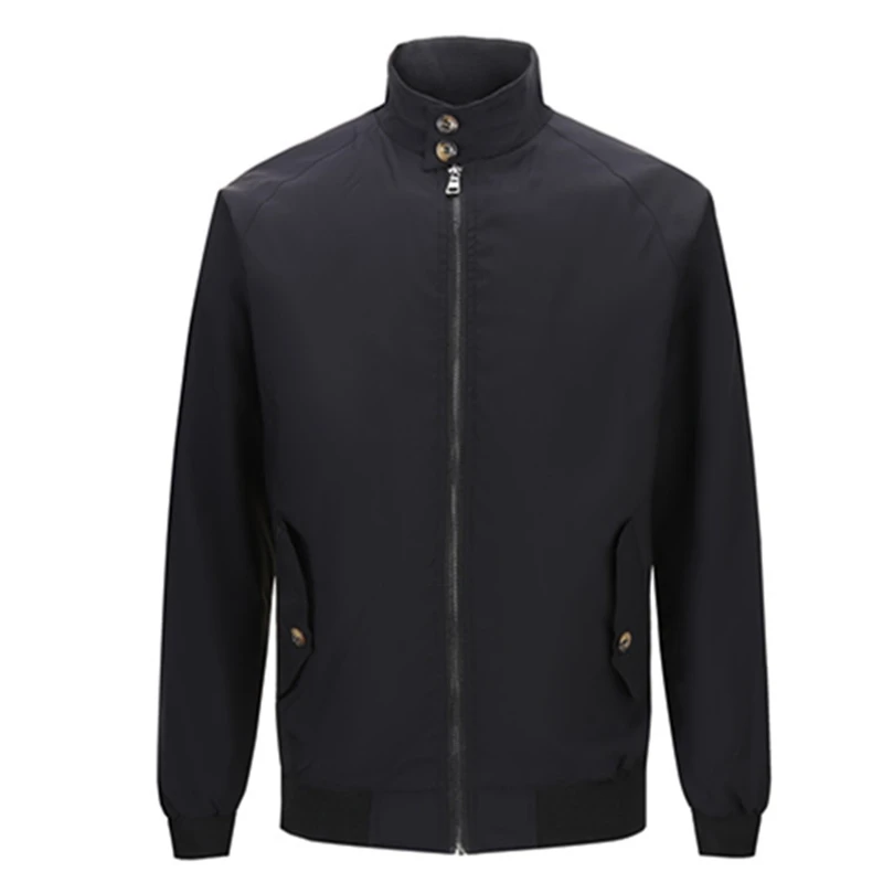 

Nice Casual Stand Collar Jacket Men Bomber Baseball Coat Spring Autumn Overcoat Slim Windbreaker Jacket Thin Coat Veste Homme
