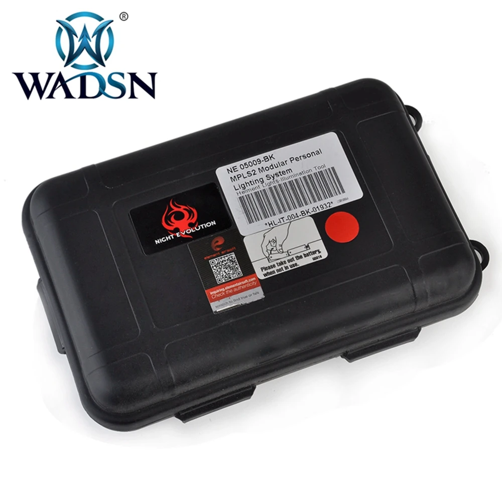 WADSN Тактический шлем с подсветкой Princeton Tec MPLS2 комбо лампе страйкбол