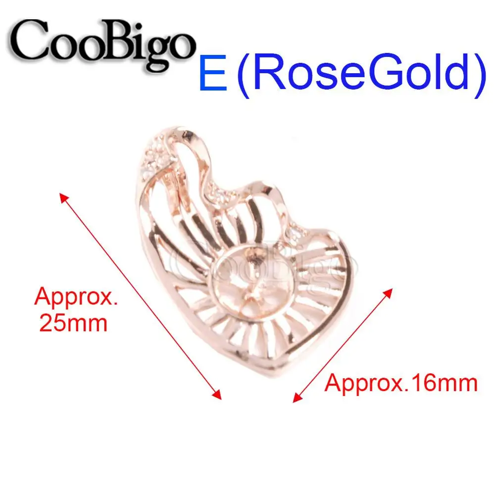E(RoseGold) 10 шт Мульти Стиль Модное металлическое Женское Ожерелье Подвеска ключица цепь ювелирные изделия аксессуары подарок - Цвет: E(RoseGold)