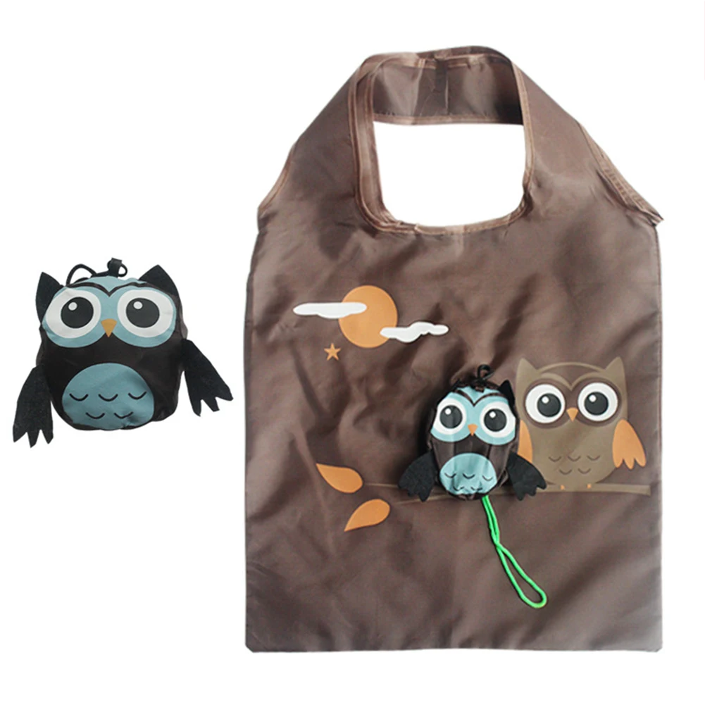 Экологичная хозяйственная сумка для супермаркета, мультяшная Складная многоразовая хозяйственная сумка, дорожные сумки, складные пакеты для продуктов