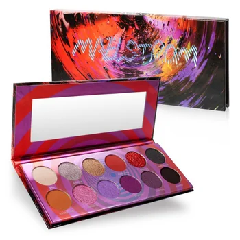 

Matte Shimmer Pressed Glitter Eyeshadow Pigment Cosmetics Eye Shadow Palette Eyes #