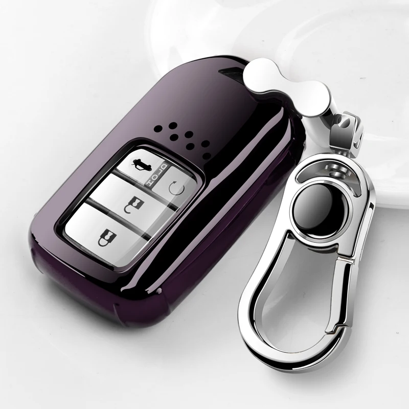 Portachiavi con custodia completa per chiave a distanza per auto in TPU per Honda Accord Civic CR-V XR-V MK10 Spirior Pilot Fit City Freed Jade Key Protect - He3548bdf7cb34181ae5be6da04fa0538q