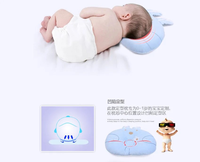 Подушка для младенца, подушка для защиты головы, детское постельное белье, Младенческая подушка для кормления малыша, позиционер для сна против скатывания