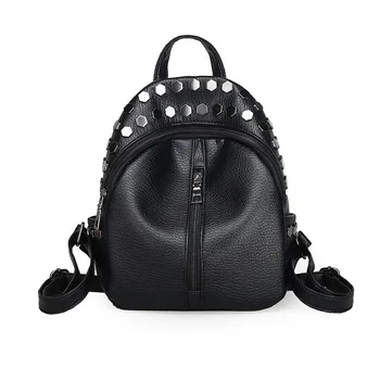 

2020 New MINI Handbags Korean Fashion Ladies Backpack Backpack Rivet Mini Backpack Small Backpack